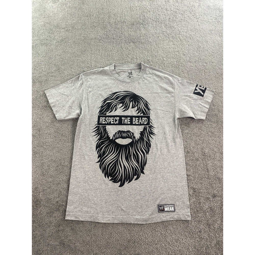 WWE Shirt Men Medium Gray Authentic Daniel Bryan Spell Out YES Logo Authentic